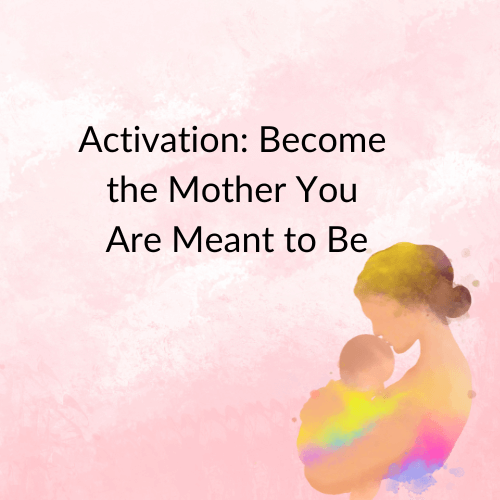 A radiant woman placing her hands over her womb, meditating in deep trust, embracing the wisdom of fertility over 40.