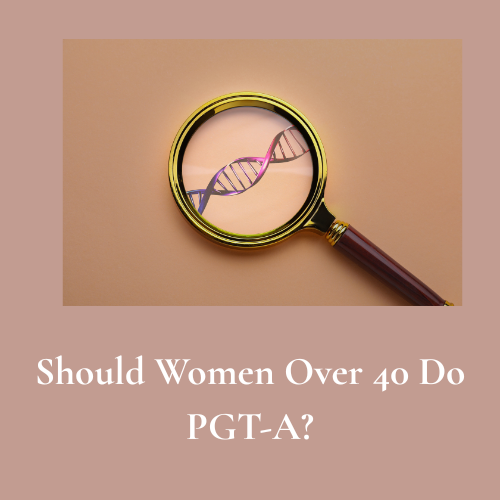IVF embryo development and genetic testing illustration representing fertility over 40 and holistic fertility decision-making