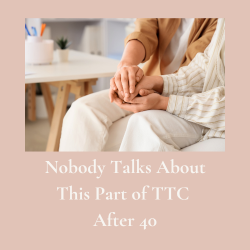 woman reflecting quietly during fertility over 40 journey, emotional healing and holistic fertility connection