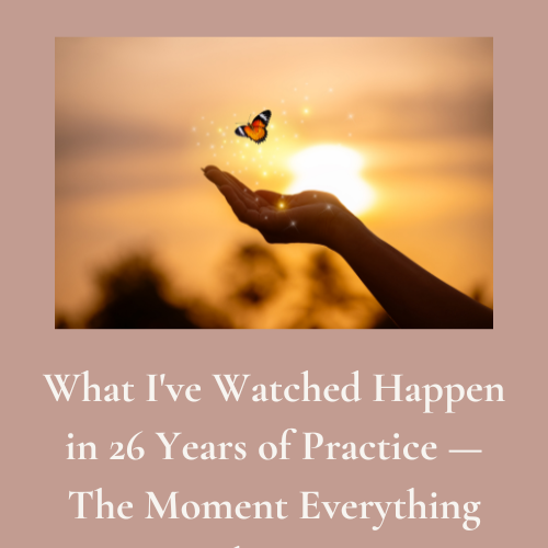 Woman in soft golden light reflecting on fertility over 40 and holistic fertility healing journey