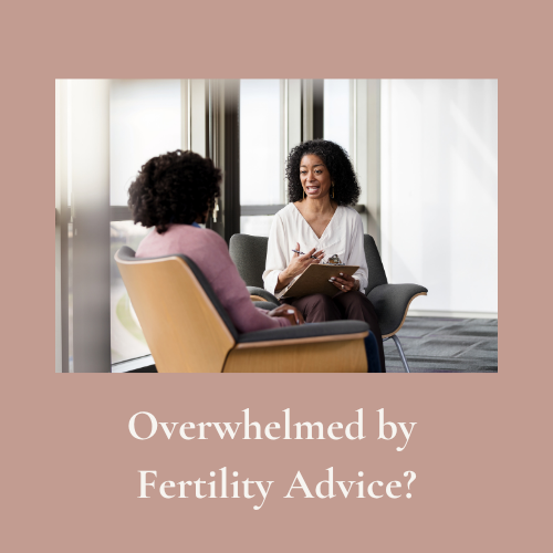 Fertility over 40 guidance for women overwhelmed by conflicting fertility advice, IVF opinions, supplements, and holistic fertility recommendations.