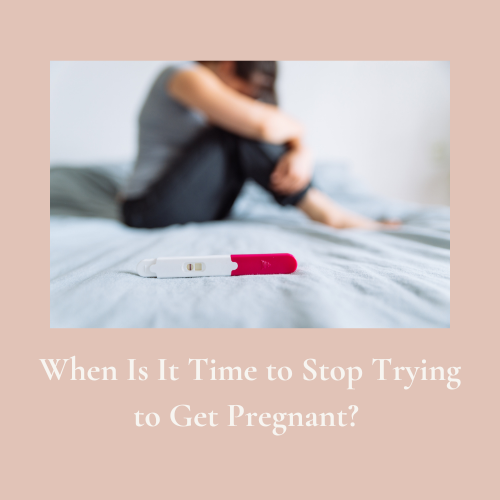 Fertility over 40 conversation about when to stop trying to get pregnant, holistic fertility, the motherhood journey, and finding clarity.